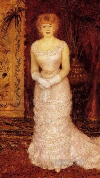 Retrato de la actriz Jeanne Samary maestro Pierre Auguste Renoir Pinturas al óleo